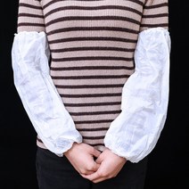 선호리빙 일회용 미술 공장 미용실 학교 수산시장 그림 작업용 위생 팔토시, 일회용비닐팔토시_100p