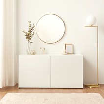 레브 1200 낮은 수납장, 화이트(DRED02W0C)