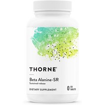 Thorne Research 쏜리서치 베타알라닌 1600mg 120정 Beta Alanine, 1통