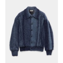 COOR 9/25 배송 그라데이션 핀턱 카라 가디건 블루 CXD4KT09C-BLU