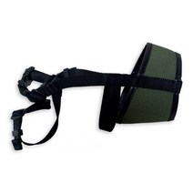 애견 소형견 미어캣 입마개 산책 훈련 짖음방지, 3호(입둘레12cm), 카키