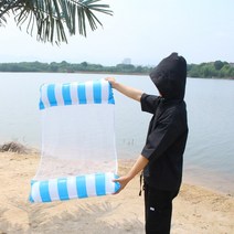 썬베드 해변의자 피크닉 테라스벤치 카페야외의자 파라솔루프탑 선배드 PVC Summer Inflatable Foldable Fl, 한개옵션1, 08 color 8
