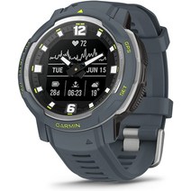 러닝 심박수 체크 GARMIN(가민) ​​Instinct Crossover Blue Granite Suica 대응 터프니스 아웃도어 GPS 워, 한개옵션0