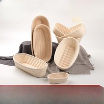 교정 발효 반느통 위커 사워 도우 타원형 반죽 등나무 등나무 빵 바구니 68 바구니, 프렌치바게트2495(250-280g)