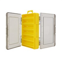 낚시아이스박스 낚시 상자 경량 포켓 크기 실용적인 양면 태클 상자 바닷물 파리 가제트, c1