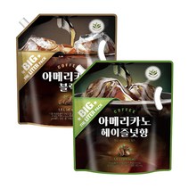 밸런스그로우 아메리카노 블랙 +헤이즐넛향 (3리터) 편의점커피, 1.5L, 2개