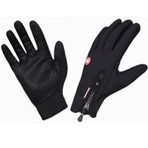 겨울 오토바이 레이싱 라이딩 방수 온열 장갑 스크린 플리스 안감, [01] A Motorcycle Gloves