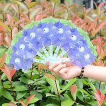 굿즈트리 과일나라 접이식 부채/여름 홍보용 판촉부채 팬시부채, 단품없음, 상세설명 참조