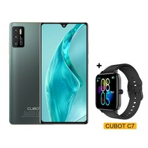 홍미노트 샤오미 라이카Cubot P50 스마트폰 Android(2022) 6GB+128GB(256GB 확장) 4200mAh 배터리 6.21, 한개옵션1, 04 Green add watch C7