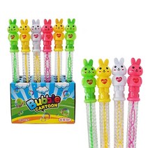 (24개한박스) 리틀 토끼 버블봉 비눗방울 비누방울 놀이 무배, 리틀토끼_24개, 1세트