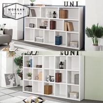 모건리빙 미유 3단 낮은 책장 모음, 07_미유 오픈형 2000-3단 책장(그레이화이트)