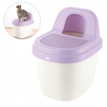 제이스토어 / 고양이 모래제거 리첼 코럴 화장실 퍼플 56131