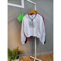 스튜디오 크롭 기모맨투맨