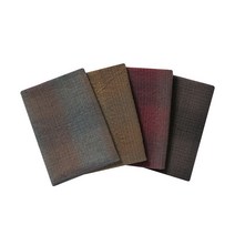 퀼트패키지 워싱 아즈미노 선염 투톤 체크 원단 세트 1/8마 4종