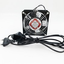 배풍기 포터블팬 저소음 강력 무소음 미니 공업용 소형 환풍기 220v-240v 슬리브, 케이블로