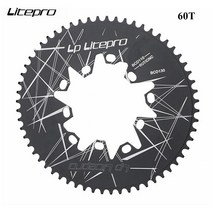 스프라켓 체인 기어 호환 Litepro-BMX 타원형 자전거 체인링 bcd 130 BCD110 접이식 스프로킷 52T 54T 5