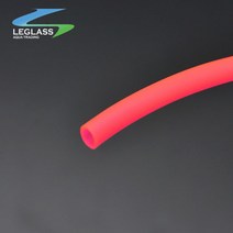 리글라스 실리콘 컬러 에어호스 [내경4mm 외경6mm 레드], 1개