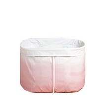 로얄다이아 와이드 대형 접이식 이동식 반신욕조, 1개, 와이드욕조 화이트핑크 미디움 - 구성1