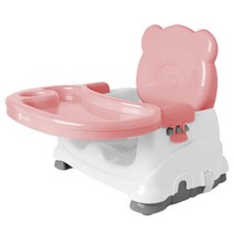 휴대용 아기부스터 파스텔 베어 아기식탁의자 피크닉, 곰돌이휴대용(부스터_뉴블루)