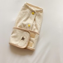 [개달당]오가닉코튼 매너벨트 바닐라도트_강아지기저귀 강아지매너밸트 수컷강아지 마킹방지, 오가닉바닐라도트