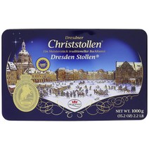 닥터 퀀트 드레스드너 크리스트슈톨렌 주석 빵 1er 팩(1 x 1kg), 기본