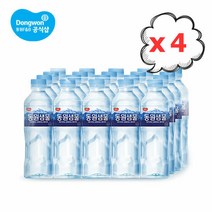 동원F&B 동원샘물 생수 500ml 80병 쉬링크포장, 단품없음