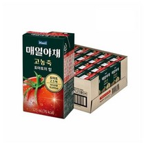 [매일유업고농축토마토의힘] 매일야채 고농축 토마토의 힘 라이코펜 주스 125ml x 24팩 활기찬 하루 토마토 주스 KF94 마스크 1매 증정