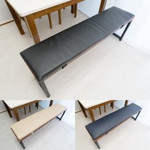 주문제작 벤치방석 큰사이즈 맞춤제작 여러소재, 레자_블랙