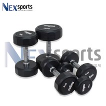 넥스스포츠 12각고무아령10kg