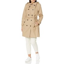 LONDON FOG 여성용 더블 브레스트 트렌치코트 Br Khaki