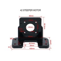 스탭 모터 감속기 서보모터 브래킷 액세서리 스테핑 서보 시트 Nema17/23 /34/110 용 42 / 57 60 80 86/90/130/180/42/52 마운트, [01] 42 for Nema17