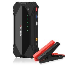파워뱅크 grepro car jump starter 13800mah buster 차량 비상 배터리 auto booster battery car starter power bank, 181-18000mah-us