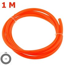 물호스릴 세차 베란다 차량 세척기 농업용 공기 튜브 공압 파이프 워터 호스 투명 블루 레드 블랙 PU 가스 압축기 10mm 8mm 6mm 4mm 12mm 8x5mm 6x4, 1 Meter Red_6mm OD x 4mm ID