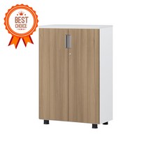 DHF 유라인 3단 올문장 사무용 사무실 책장 수납장, 아카시아