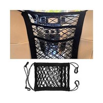 CXCCOI 896763 3중 레이어 자동차 메시 오거나이저 내부 지갑 홀더 티슈 홀더용 범용 탄성 네트 트렁크 백 포켓 핸드백 좌석 사이 다기능 정리함