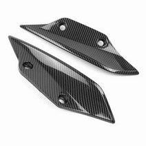 BMW S1000RR 2009 - 2014 오토바이 전면 페어링 패널 커버 윙 공기 역학 윙렛 카본 2010 2011 2012 2013, Carbon, Carbon