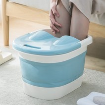 접이식 족욕기 발 습식 각탕기 족욕 통 족탕기 대야 바스켓 욕조 바구니, 옵션 2. 블루