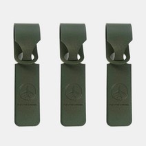더스티웨이 가죽 캐리어 네임택 여행용 가방 네임텍 3개