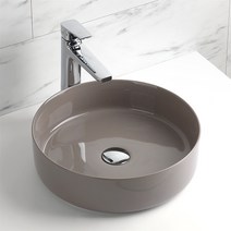 (주)갤러리하우스_YJ-9514C(G003) 카키그레이 도기볼세면기 탑볼세면기, 1개