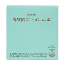 베러데이 키즈데이 구티스 아기 유아 어린이 키즈 구강 유산균 프로바이오틱스, 1박스, 28정