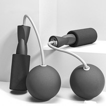 포모먼트 노라인 줄없는 줄넘기 소형 대형 2종 중량 무선 홈트레이닝, 75mm 블랙