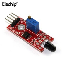 1개/몫 KY-026 화염 센서 모듈 IR 감지기 arduino에 적합, 단일, 한개옵션0