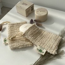 천연 삼베 비누망 거품망 2개입 샤워거품망 샤워볼 수세미 제로웨이스트
