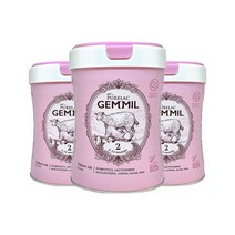 퓨어락 젬밀 산양분유 2단계 750g 3개 3캔