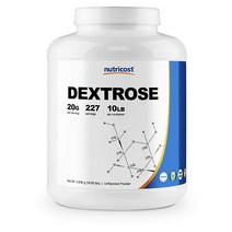 뉴트리코스트 대용량 포도당 덱스트로스 가루 4536g (인공맛 무첨가) 글루텐프리 NON-GMO Dextrose Powder, 1개