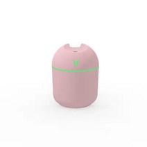 공기청정기Xiaomi-자동차 USB 초음파 미니 가습기 아로마 에센셜 오일 디퓨저 250ml Led 라이트 미스트 메, 03 분홍색