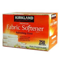 커클랜드 종이 섬유유연제 250매 코스트코 일회용