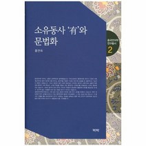 소유동사 유와 문법화 2 중국언어학연구총서, 상품명