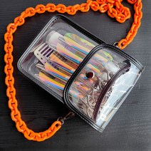 미용스텝 가방 가위집 헤어디자이너 크로스백 애견미용사, I