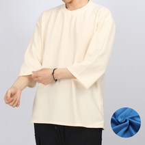 [알파메일] 12컬러 7부 루즈핏 구김없는 링클프리 스판 반팔 티셔츠